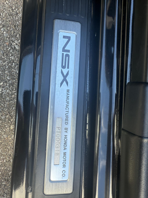 1993 Acura NSX in Berlina Black over Black