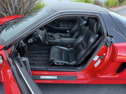 1992 Acura NSX in Formula Red over Black