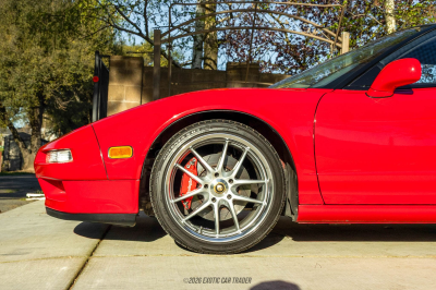 1992 Acura NSX in Formula Red over Black
