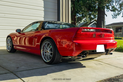 1992 Acura NSX in Formula Red over Black
