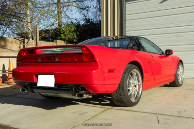 1992 Acura NSX in Formula Red over Black