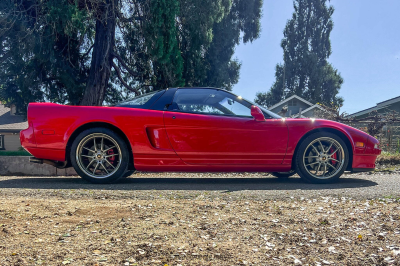 1992 Acura NSX in Formula Red over Black