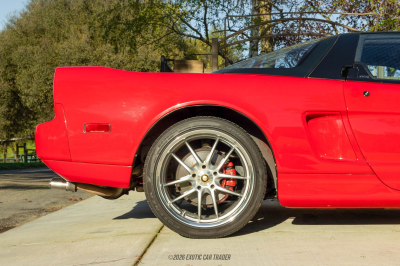 1992 Acura NSX in Formula Red over Black