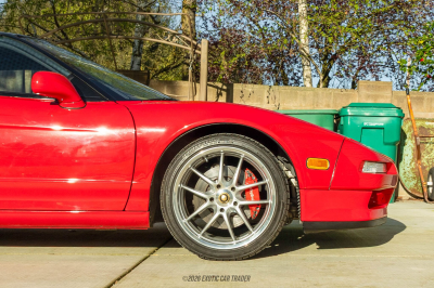 1992 Acura NSX in Formula Red over Black