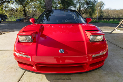 1992 Acura NSX in Formula Red over Black