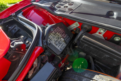 1992 Acura NSX in Formula Red over Black