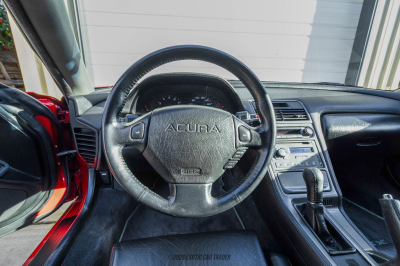 1992 Acura NSX in Formula Red over Black