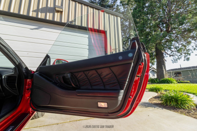 1992 Acura NSX in Formula Red over Black