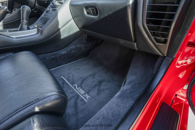 1992 Acura NSX in Formula Red over Black
