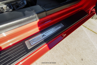 1992 Acura NSX in Formula Red over Black