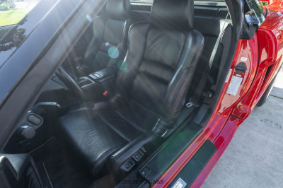 1992 Acura NSX in Formula Red over Black