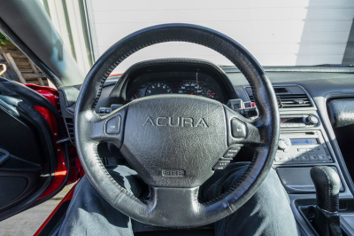 1992 Acura NSX in Formula Red over Black