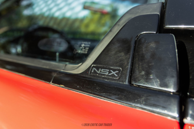 1992 Acura NSX in Formula Red over Black