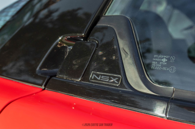 1992 Acura NSX in Formula Red over Black