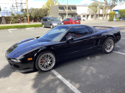 1995 Acura NSX in Berlina Black over Black