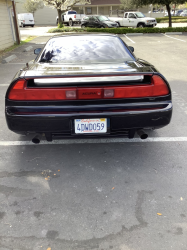 1995 Acura NSX in Berlina Black over Black