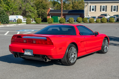 1995 Acura NSX in Formula Red over Black