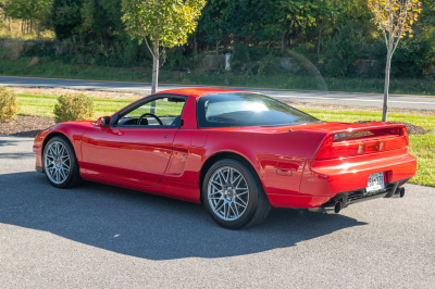 1995 Acura NSX in Formula Red over Black