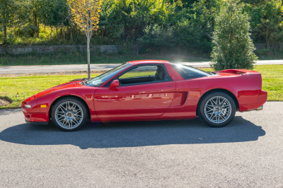 1995 Acura NSX in Formula Red over Black