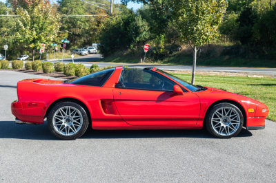 1995 Acura NSX in Formula Red over Black