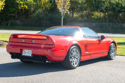 1995 Acura NSX in Formula Red over Black