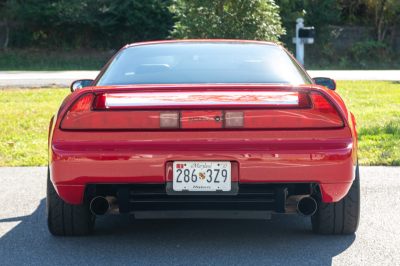 1995 Acura NSX in Formula Red over Black