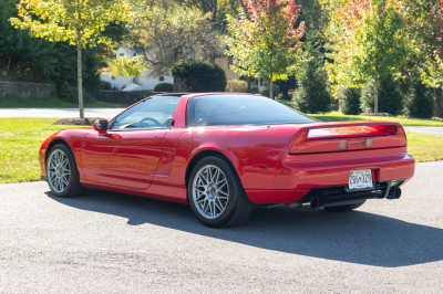 1995 Acura NSX in Formula Red over Black