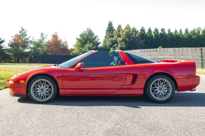 1995 Acura NSX in Formula Red over Black