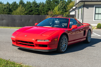 1995 Acura NSX in Formula Red over Black
