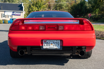 1995 Acura NSX in Formula Red over Black