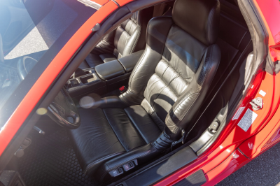 1995 Acura NSX in Formula Red over Black