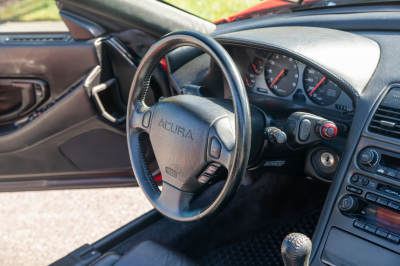 1995 Acura NSX in Formula Red over Black