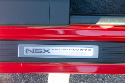 1995 Acura NSX in Formula Red over Black