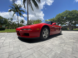 1993 Acura NSX in Formula Red over Black