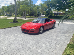 1993 Acura NSX in Formula Red over Black