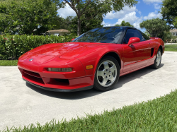 1993 Acura NSX in Formula Red over Black