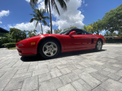 1993 Acura NSX in Formula Red over Black