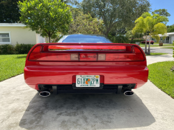 1993 Acura NSX in Formula Red over Black