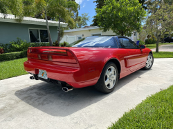 1993 Acura NSX in Formula Red over Black