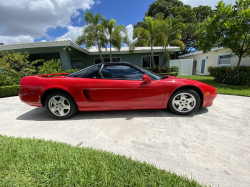 1993 Acura NSX in Formula Red over Black