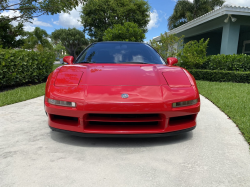 1993 Acura NSX in Formula Red over Black