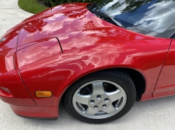 1993 Acura NSX in Formula Red over Black