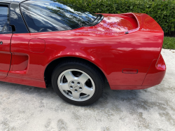 1993 Acura NSX in Formula Red over Black