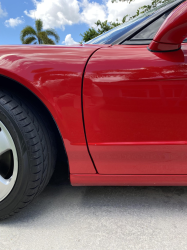 1993 Acura NSX in Formula Red over Black