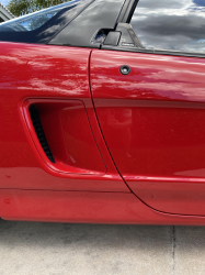 1993 Acura NSX in Formula Red over Black