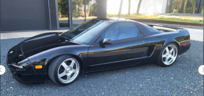 1994 Acura NSX in Berlina Black over Tan