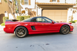 1993 Acura NSX in Formula Red over Black