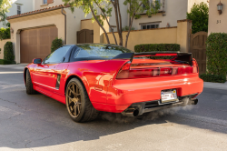 1993 Acura NSX in Formula Red over Black