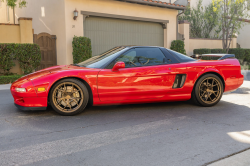 1993 Acura NSX in Formula Red over Black