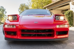 1993 Acura NSX in Formula Red over Black